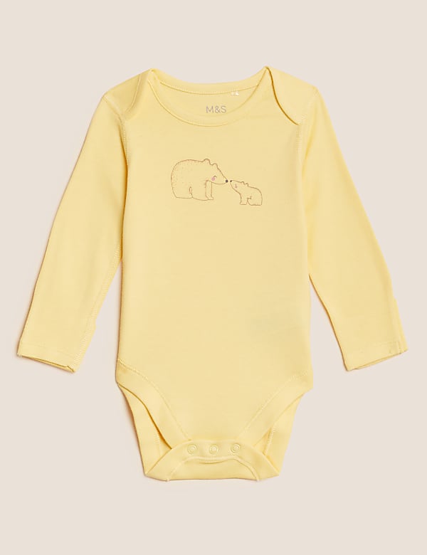 3pk Pure Cotton Animal Print Bodysuits (6&frac12;lbs-3 Yrs)