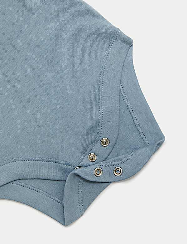 5pk Pure Cotton Bodysuits (6½lbs-3 Yrs)