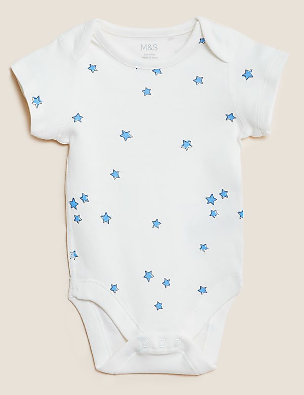 3pk Pure Cotton Bodysuits (6½lbs - 3 Yrs)