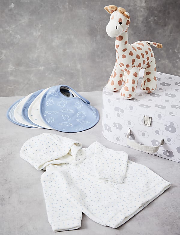 14pc Animal Print Blue Gift Set