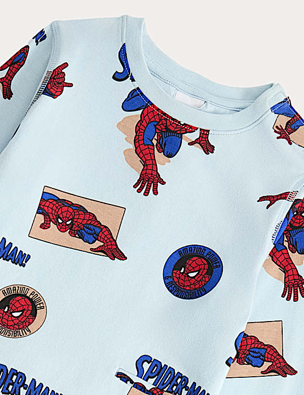 Adaptive Pure Cotton Spider-Man&trade; Pyjama Set (1-8 Yrs) - AL