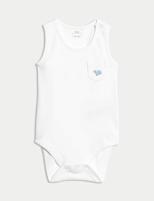 Βασικά είδη 4 κομματιών με υψηλή περιεκτικότητα σε βαμβάκι (7 lbs - 9 μηνών) - GR