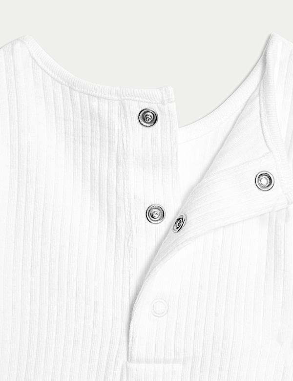 3 potong Pakaian Padler Bahan Katun (7lbs-1 Tahun) - ID