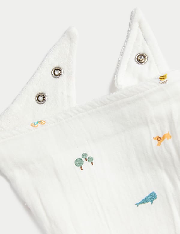 5pk Pure Cotton Assorted Dribble Bibs - JO