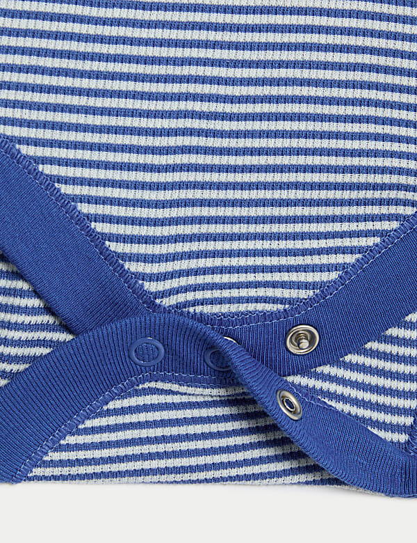 2pk Pure Cotton Polo Bodysuits (6½lbs-3 Yrs)
