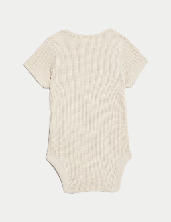 5pk Pure Cotton Bodysuits (6½lbs-3 Yrs)