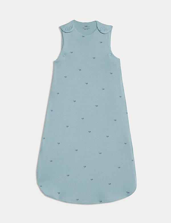 Pure Cotton Whale 1.0 Tog Sleeping Bag (0-3 Yrs) - VN