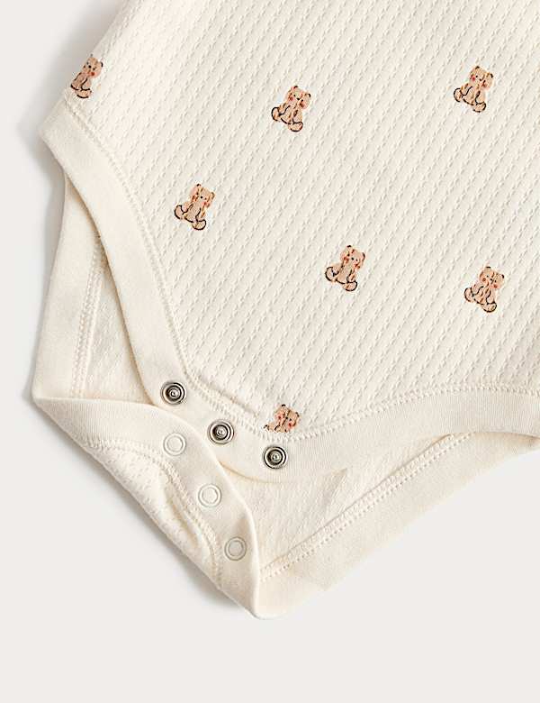 4 Piece Pure Cotton Bear Starter Set (7lbs-9 Mths) - DK
