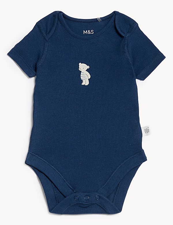 3pk Cotton Rich Printed Bodysuits (6 1/2 lbs-3 Yrs)