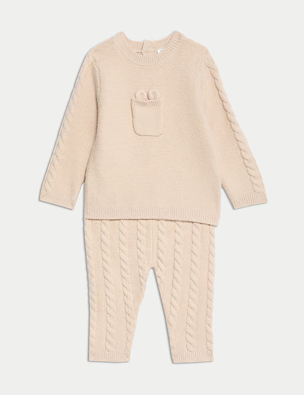 2 potong Pakaian Rajutan (7lbs-12Bln) - ID