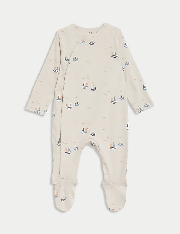 4pc Pure Cotton Boat Starter Set (7lbs-9 Mths) - JO