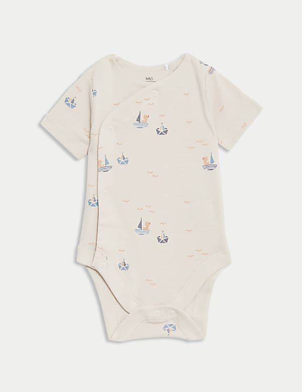 4pc Pure Cotton Boat Starter Set (7lbs-9 Mths) - JO