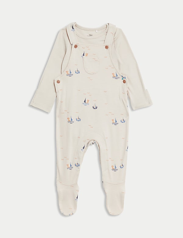 2pc Pure Cotton Boat Outfit (7lbs-1 Yrs) - UA