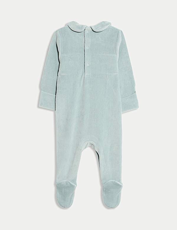 GF B Smocked Velour PFTSS