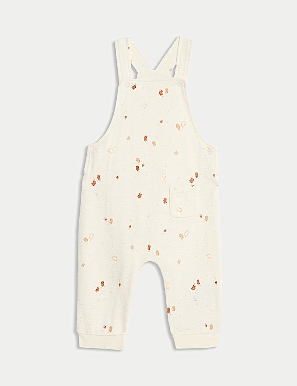 Conjunto de 2 piezas 100 % algodón con diseño de hojas (0-12 meses) - US