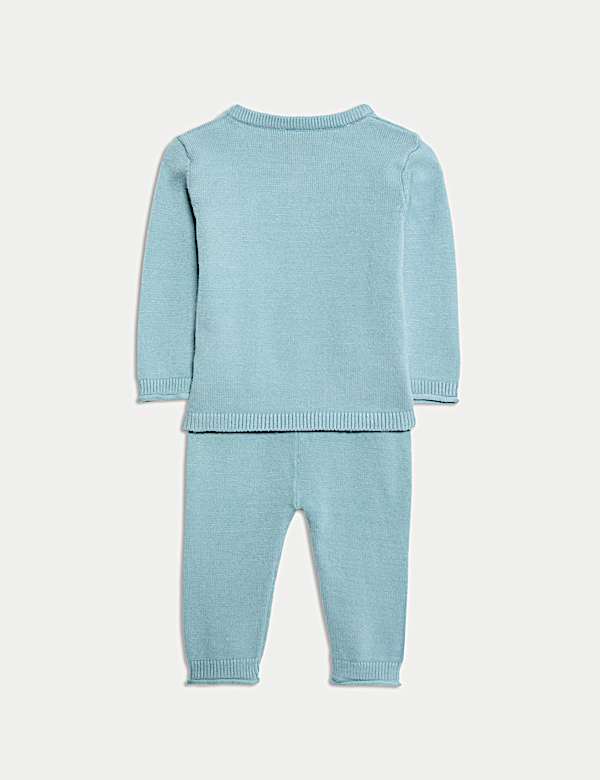 2pc Knitted Hedgehog Outfit (0-12 Mths)