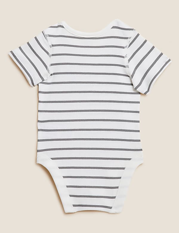3pk Cotton Rich Transport Bodysuits (61/2 lbs - 3 Yrs)