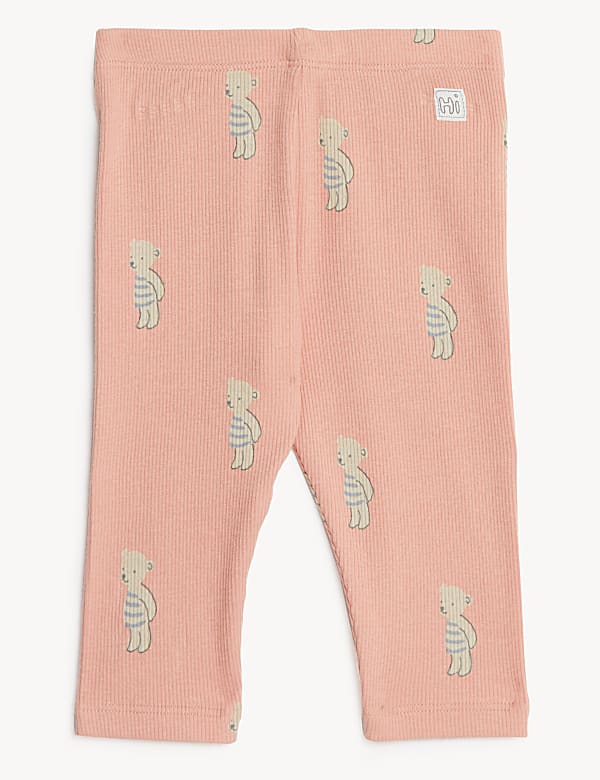 Cotton Rich Bear Leggings (7lbs -1 Yr)