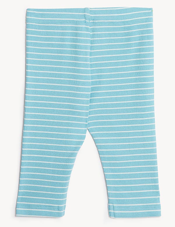 Cotton Rich Striped Leggings (7lbs - 1 Yr)