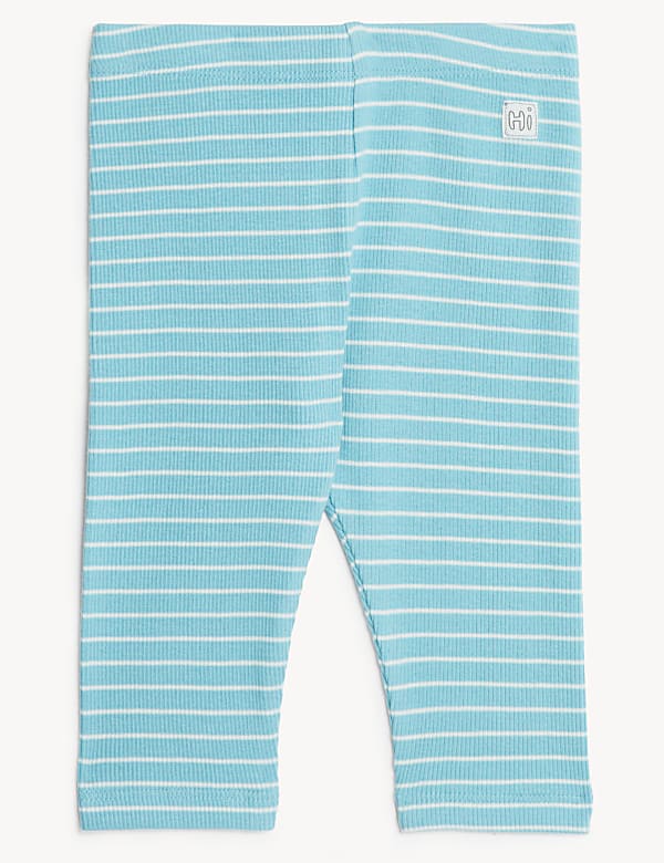 Cotton Rich Striped Leggings (7lbs - 1 Yr)