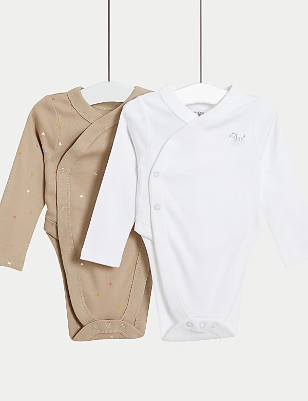 2er-Pack Bodys aus reiner Baumwolle bei Hüftdysplasie (3,2 kg – 1 J.) - DE