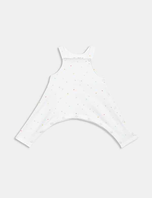 2pk Hip Dysplasia Cotton Rich Dungarees (7lbs-1 Yrs) - EE