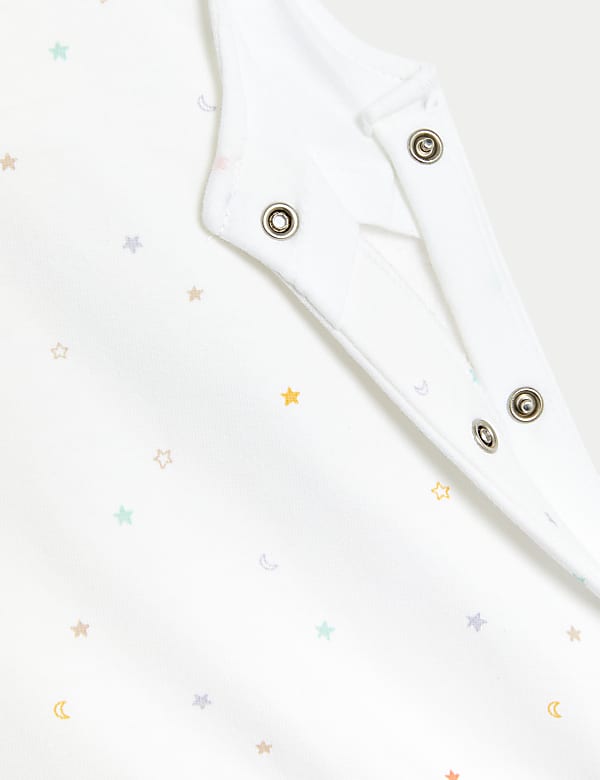 2pk Hip Dysplasia Cotton Rich Dungarees (7lbs-1 Yrs) - EE