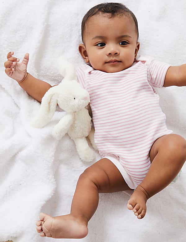 7pk Pure Cotton Printed Bodysuits (0-3 Yrs)