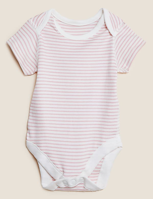 7pk Pure Cotton Printed Bodysuits (0-3 Yrs)