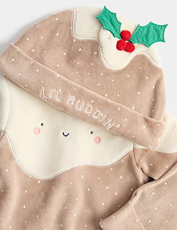 2 Piece Christmas Pudding Outfit (1-12 Mths) - AU