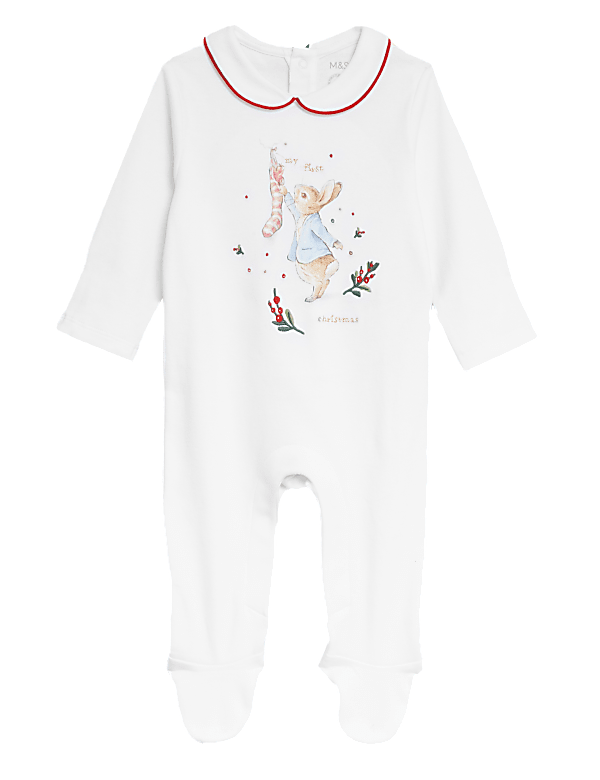 Pure Cotton Peter Rabbit&trade; Sleepsuit