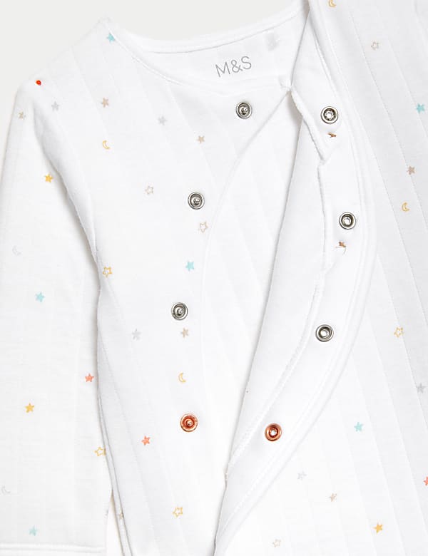 2pc Cotton Rich Quilted Stars Outfit (7lbs-1 Yrs) - ID