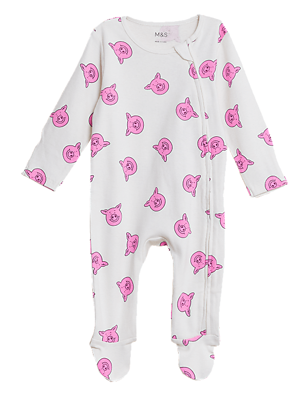 Pure Cotton Percy Pig™ Sleepsuit