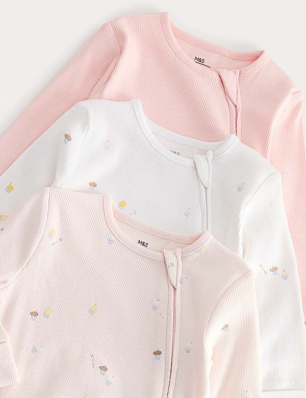 Lot de 3 dors-bien en coton (3,2 kg-3 ans) - LU