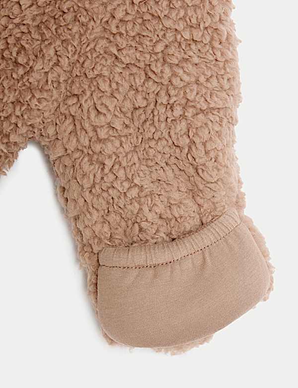 Borg Zip Pramsuit (0-12 Mths)