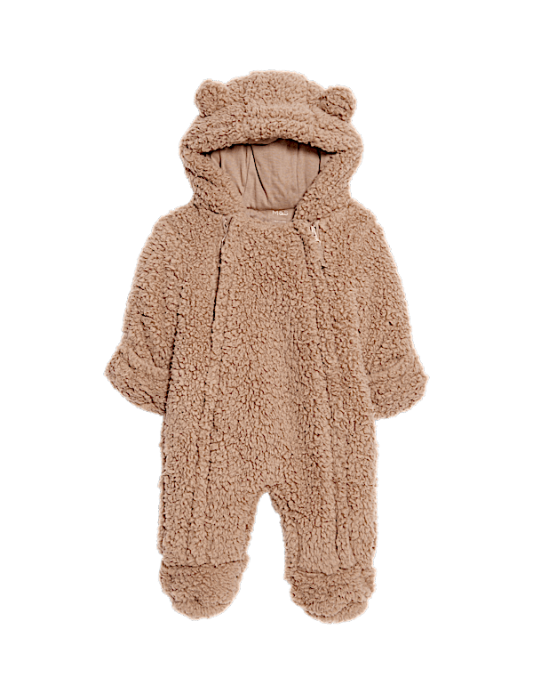 Borg Zip Pramsuit (0-12 Mths)