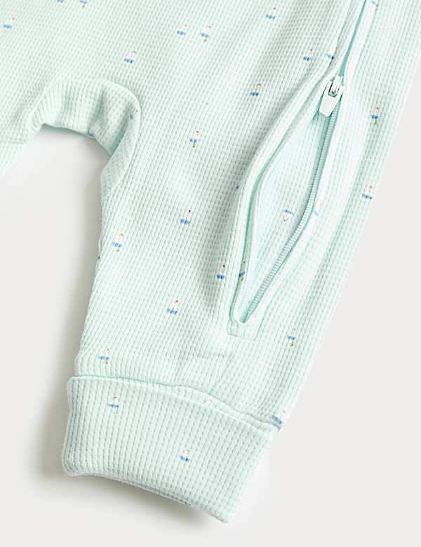 3 Pack Pure Cotton Nautical Sleepsuits  (6&frac12;lbs-3 Yrs) - FR