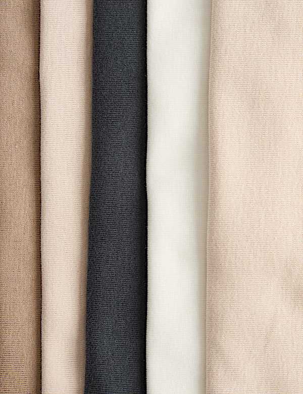 5 Pack Pure Cotton Bodysuits (7lbs - 3 Yrs)