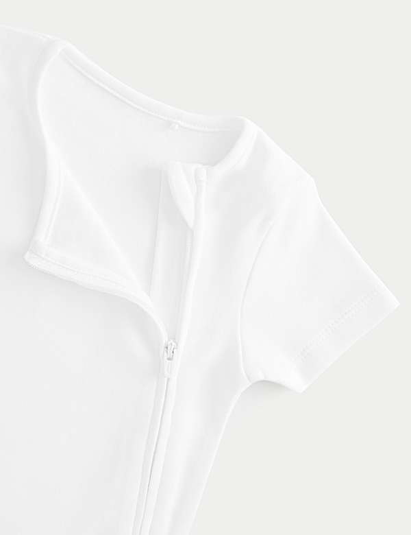 3 Pack Pure Cotton White Rompers (0-3 Years) - JO