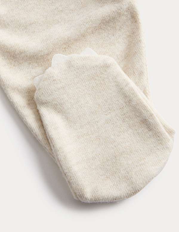 Little Monster' Slogan Sleepsuit (Newborn-1 Year) - FI