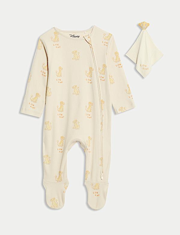 Dors-bien en coton à motif Roi Lion™ avec doudou (3,2 kg-3 ans) - CH