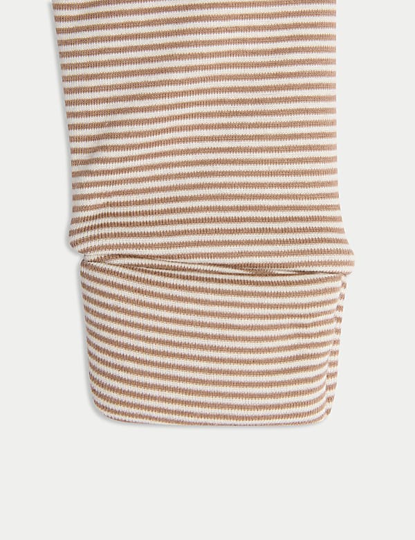 Pure Cotton Striped 2.5 Tog Sleepsuit (0-3 Yrs)