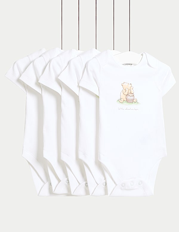 5pk Winnie The Pooh™ Bodysuits (0-3 Yrs) - CH