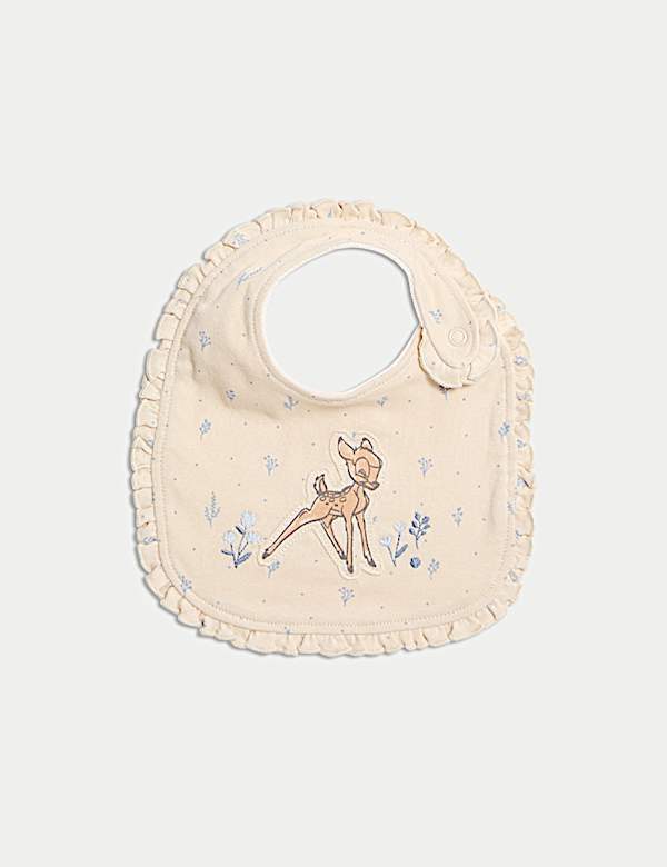 3pc Pure Cotton Bambi™ Outfit and Bib (7lbs-9 Mths) - BE