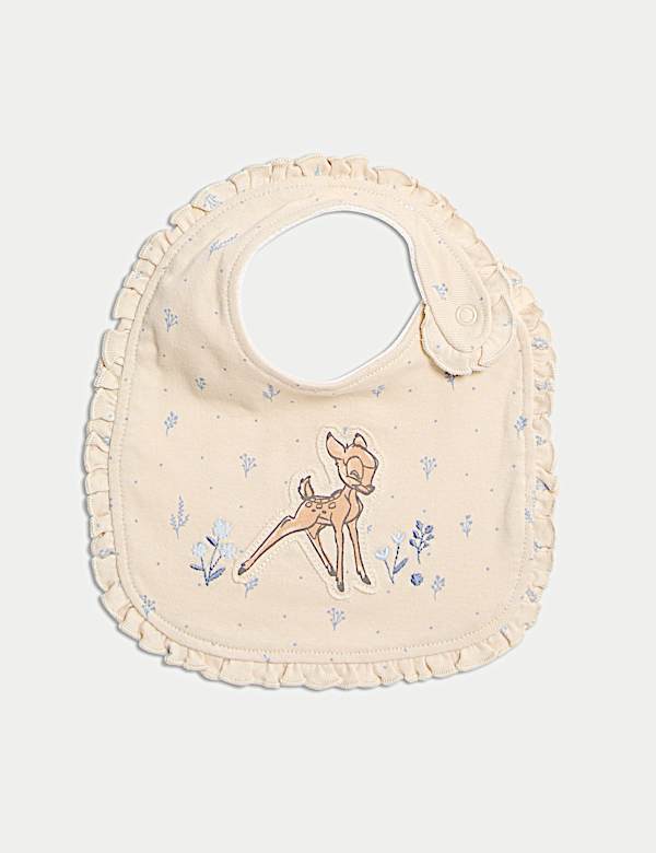 3pc Pure Cotton Bambi™ Outfit and Bib (7lbs-9 Mths) - BE