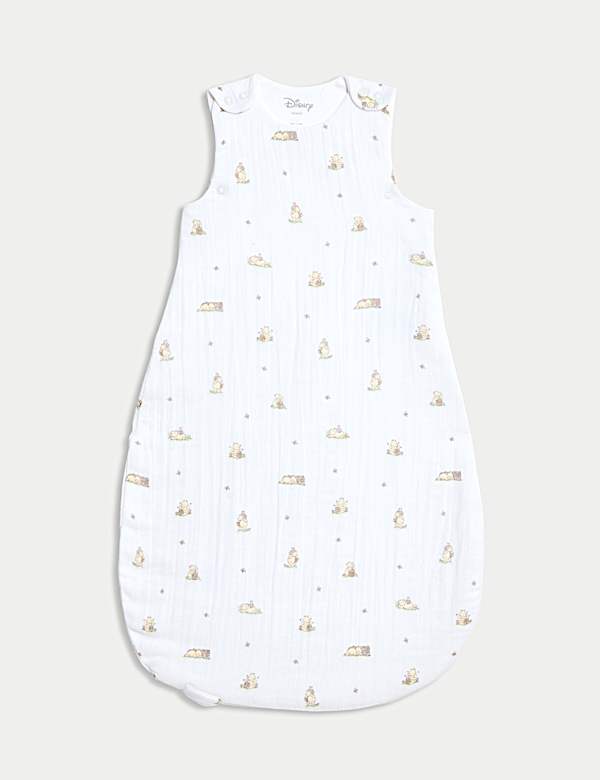 Pure Cotton Winnie The Pooh 1.5 Tog Sleeping Bag (0-3 Yrs) - IS