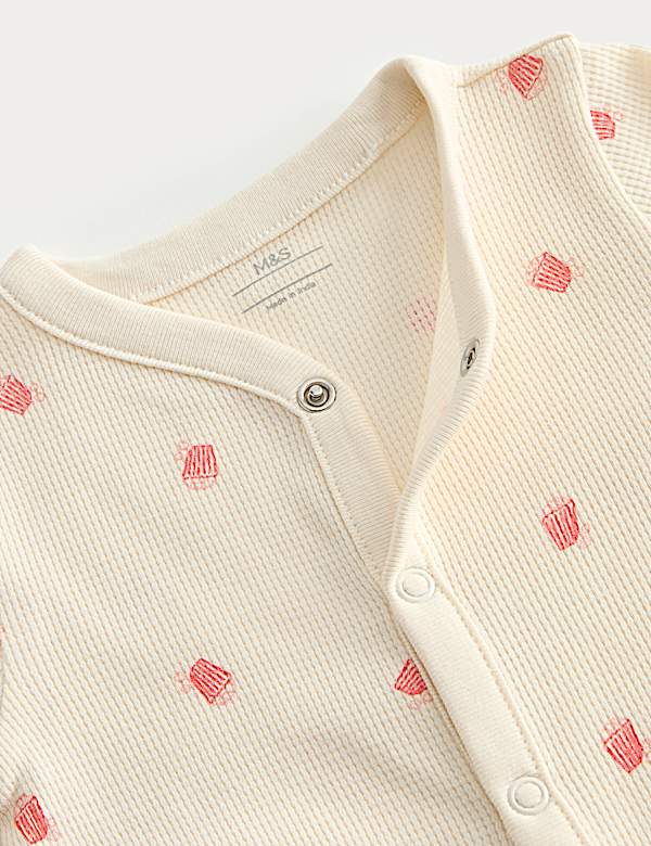 2 Piece Cotton Cinema Sleepsuit with Bib (7lbs-2 Yrs) - MX