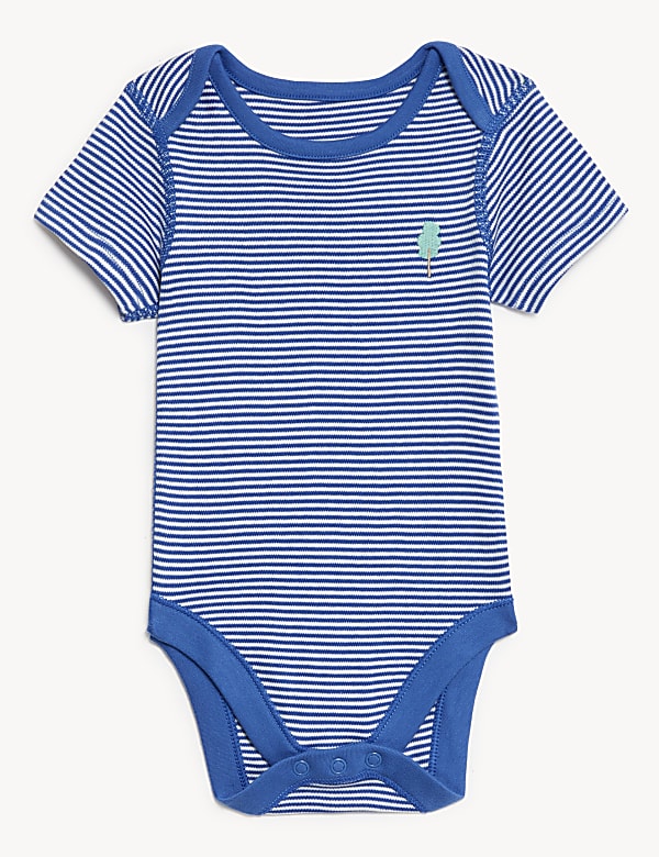 5pk Pure Cotton London Bodysuits
