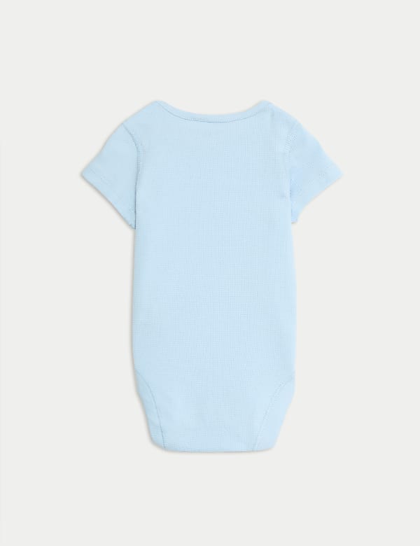 5pk Pure Cotton Bodysuits (6½lbs-3 Yrs)