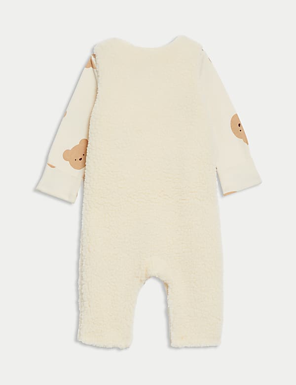 2pc Borg Teddy Outfit (7lbs - 1 Yrs) - GR